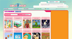 Desktop Screenshot of girlsrock.com